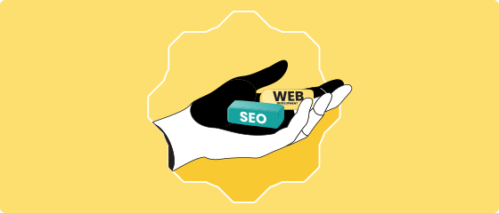 Illustration of SEO + Web