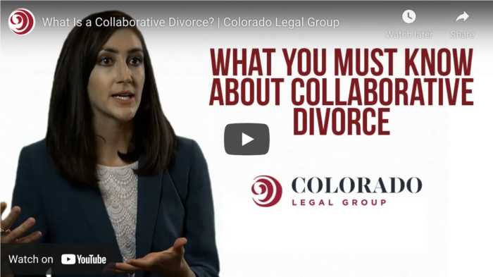 screenshot of a video on collaborative divorce as an example of lawyer content marketing