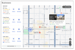Map 3 Pack in Provo at 5:05 PM Showing Unranked Firm With Better Reviews