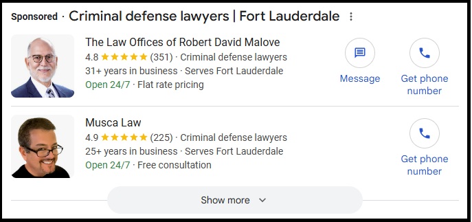 fort lauderdale lsas example