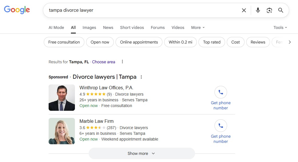 tampa lsas example