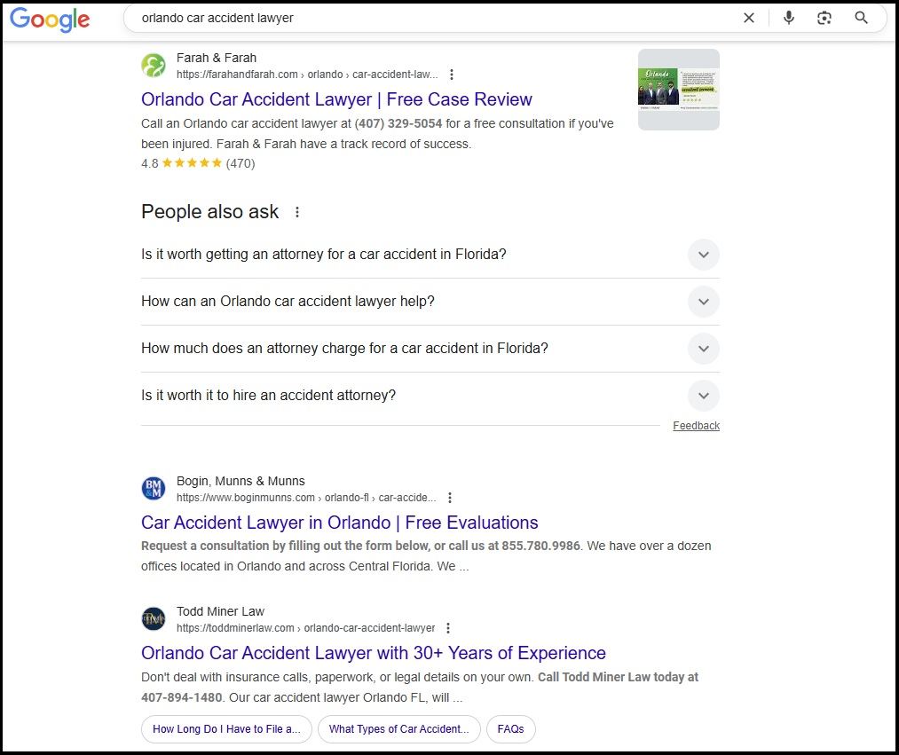 organic example screenshot