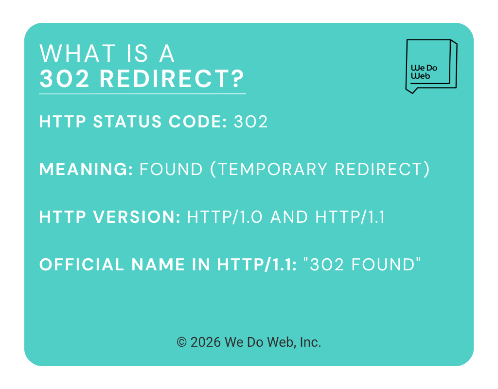 What is a 302 redirect quick reference